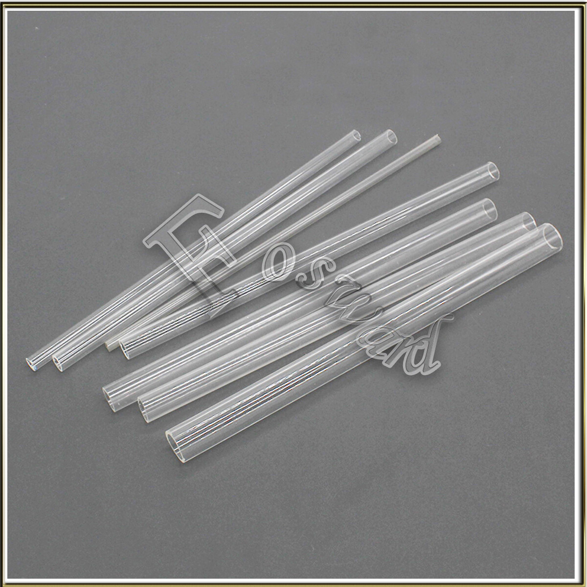 Clear Plastic Organic Glass Round Tube 250mm Lengths 8 10 12 14 16 -18mm