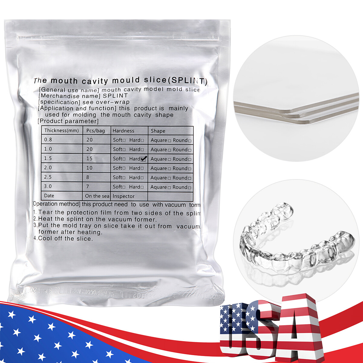 Dental Vacuum Forming Former Machine Heat Thermoforming/Vacuum Forming Sheet