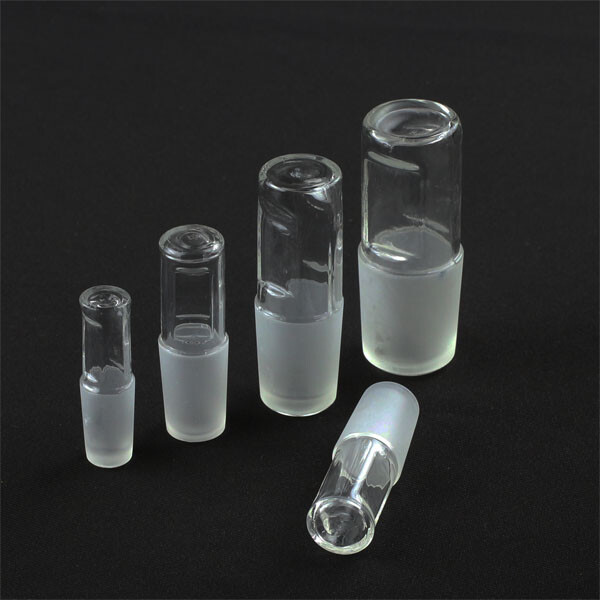 Wholesale Various Sized Glassware Glass Hollow Stopper Flask Plug Lab Supply