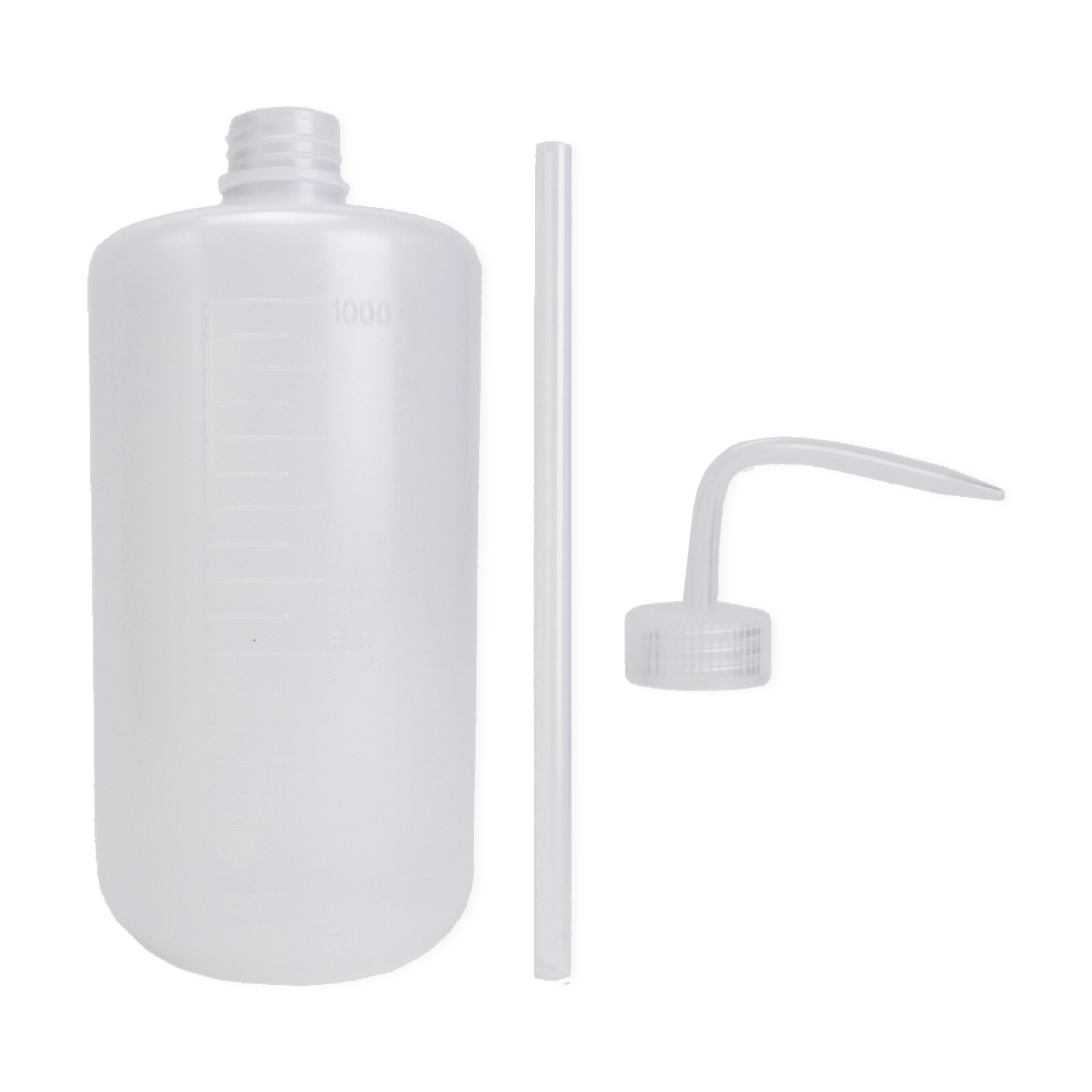 1 Pc Lab Squeeze Bottle, Plastic Boston Round Wash Bottles, 1000ml, 34oz