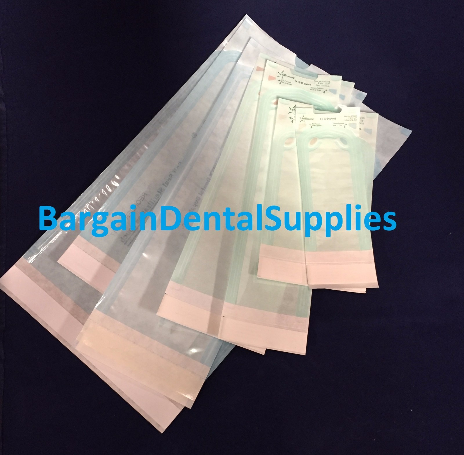 3200 pcs Self-sealing Sterilization Pouch 3.5″x6.5″ Dental Medical Tattoo Beauty