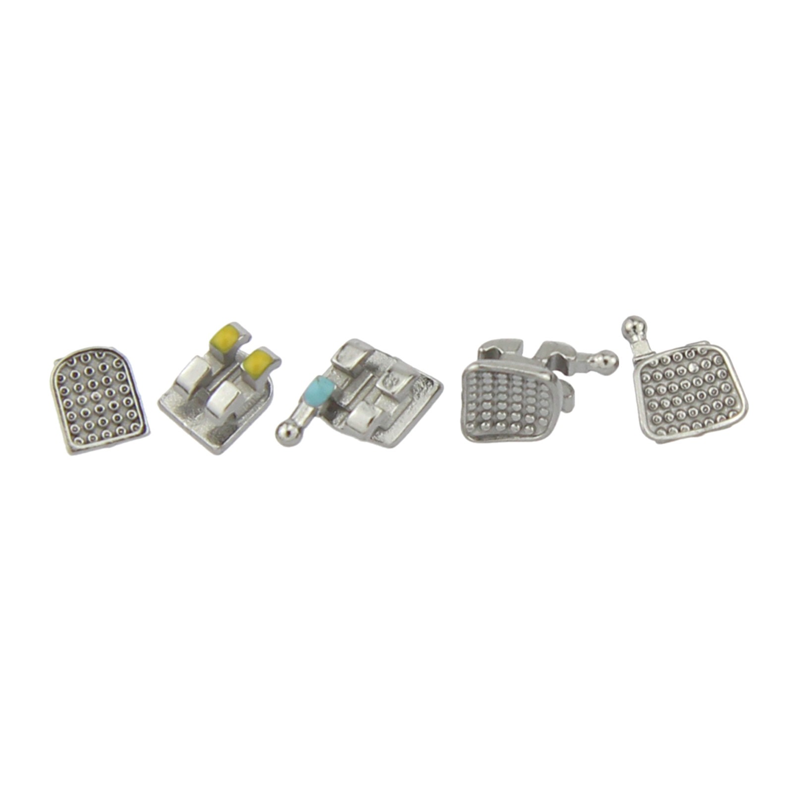 MIM MINI Metal Brackets Dental Orthodontic Brace MBT 022 345 With Hooks Slot 018