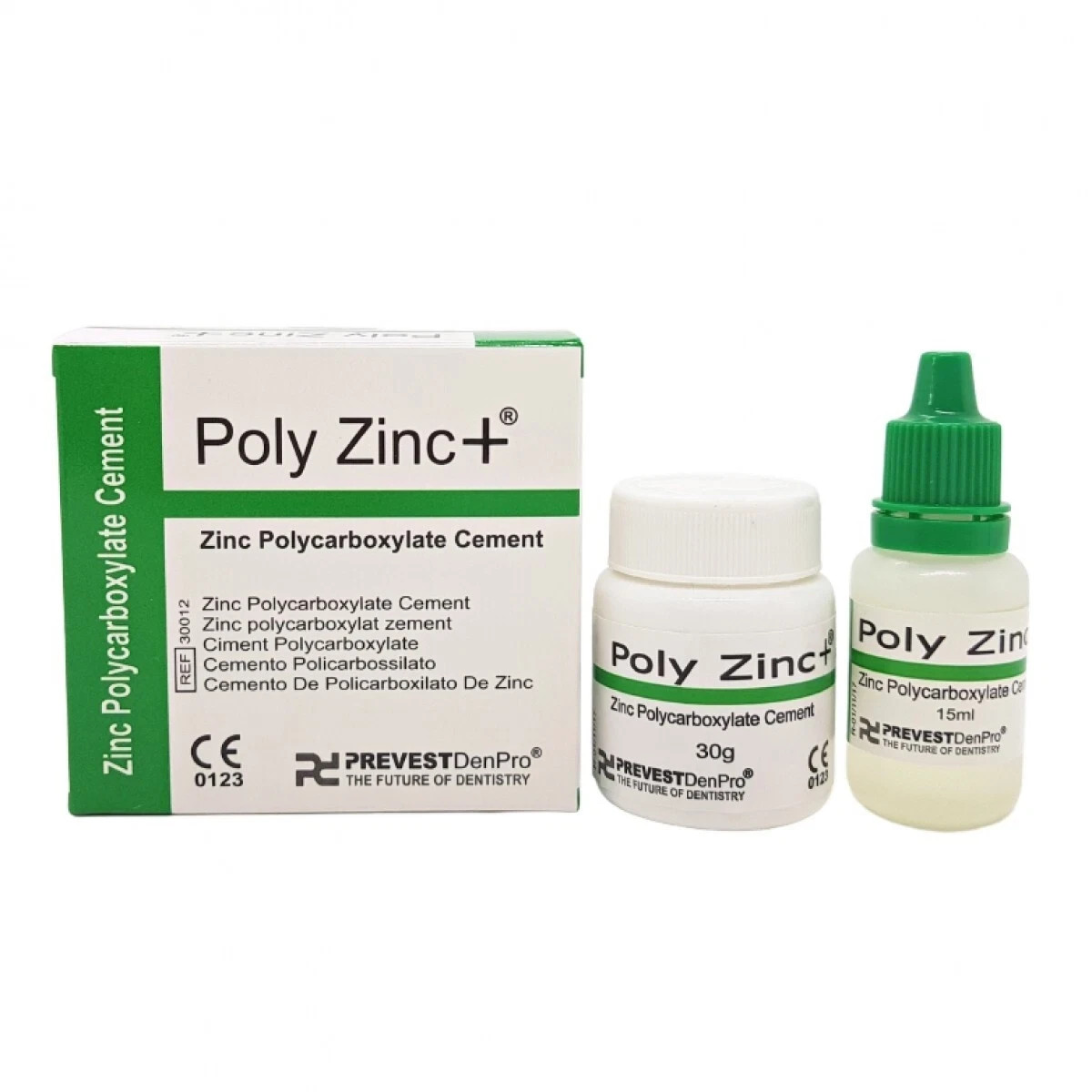 Dental Prevest DenPro Zinc Polycarboxylate Cement Poly Zinc+ For Crown Bridges