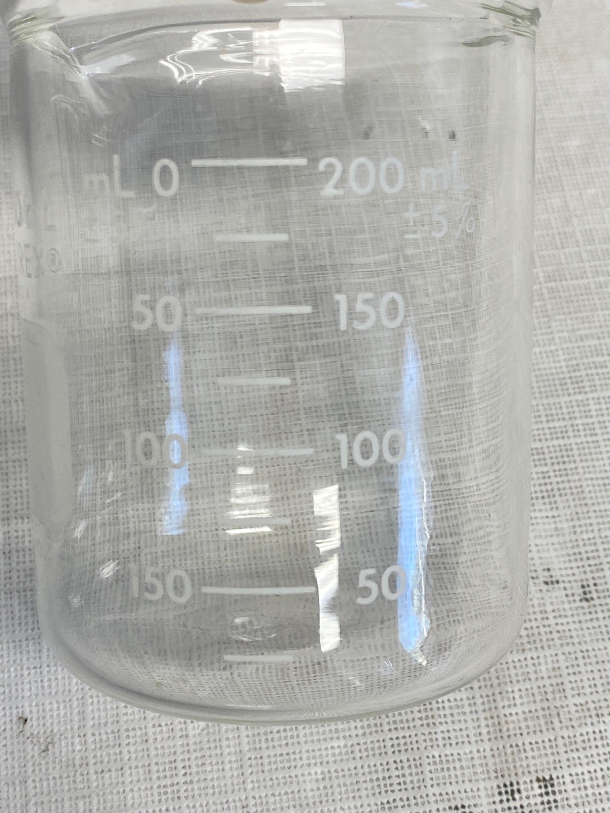 PYREX Glass 250mL Dual Graduated Low Form Heavy Duty Griffin Beaker 1003-250