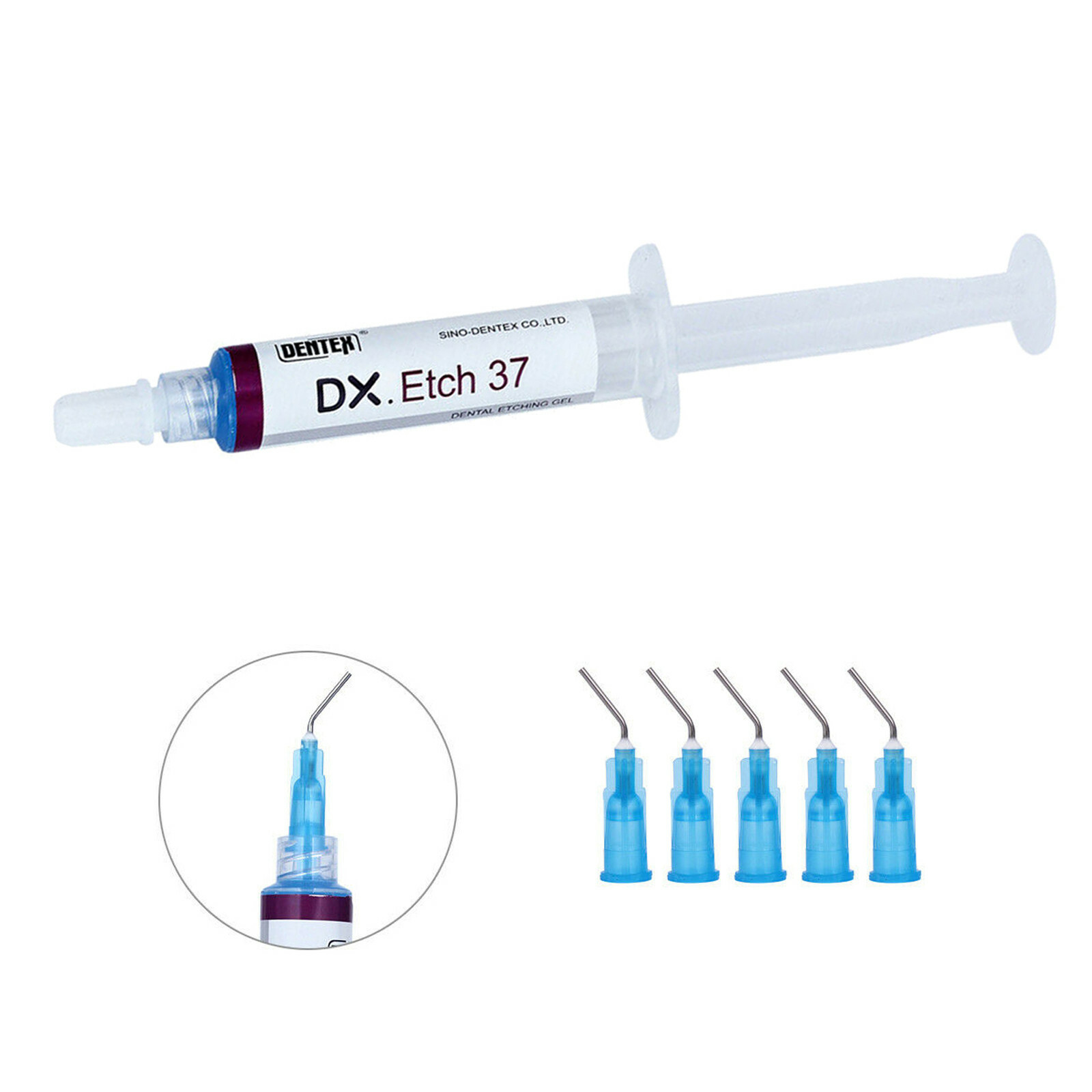 Dental DENTEX Composite Resin Etching Gel DX.Etch37% 5ml/Syringe