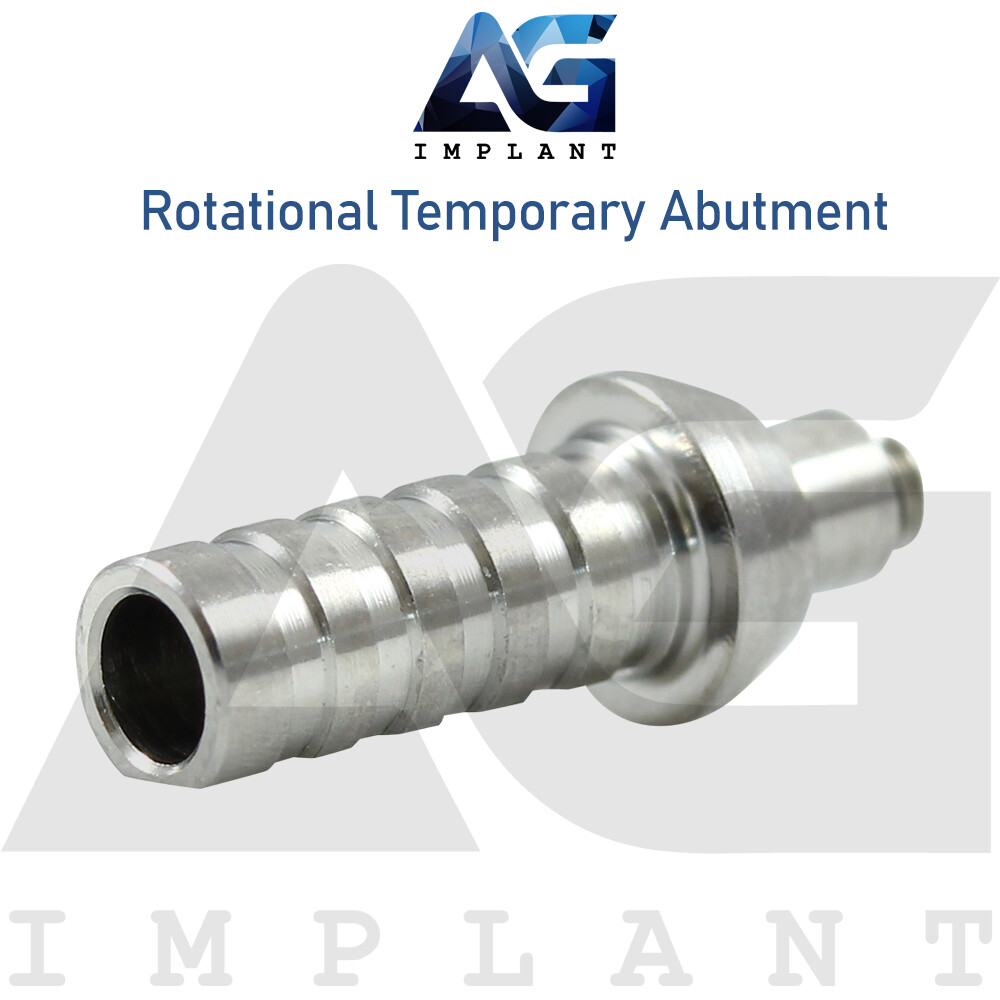 10 Rotational Temporary Prosthetic Titanium For Int Hex 2.42mm System