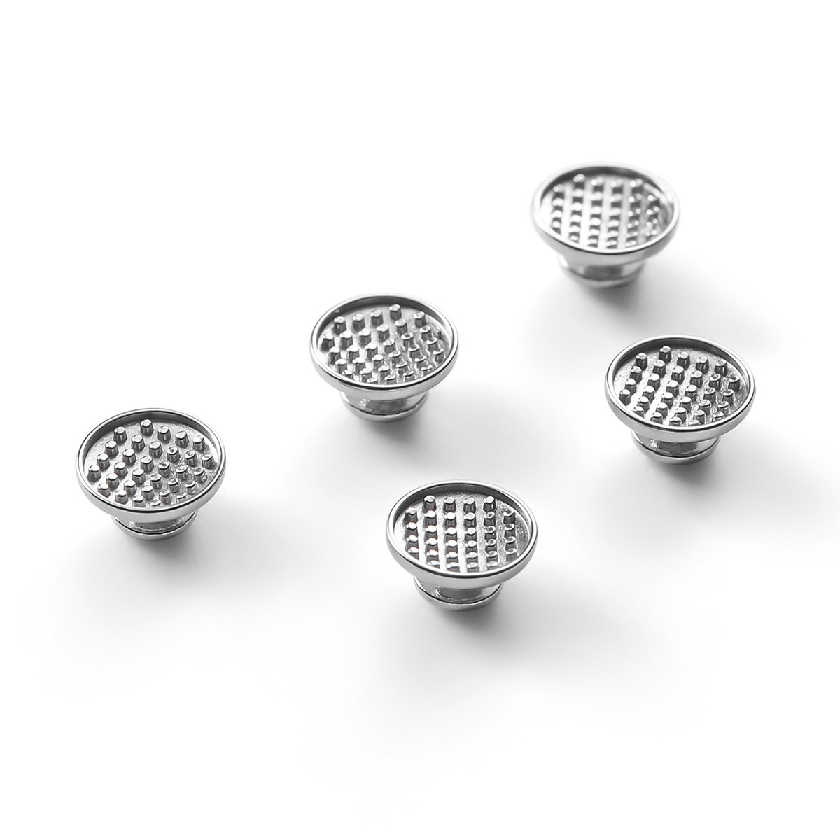 50pcs Dental Orthodontic Lingual Buttons Bondable Monoblock Round Base AZDENT