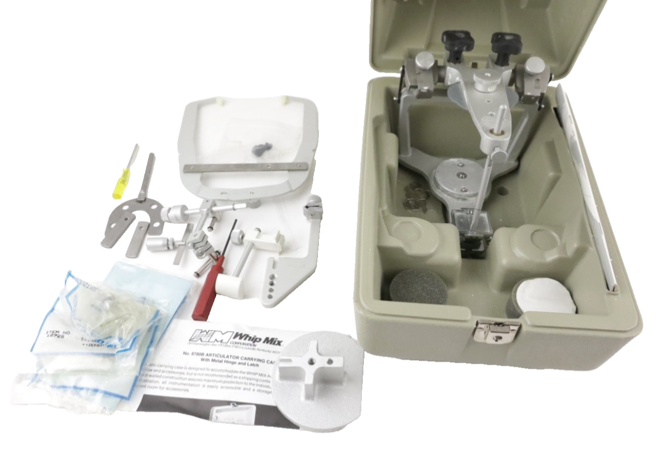 Whipmix 8780B Adjustable Dental Articulator with Case & Keys – Fast Ship!