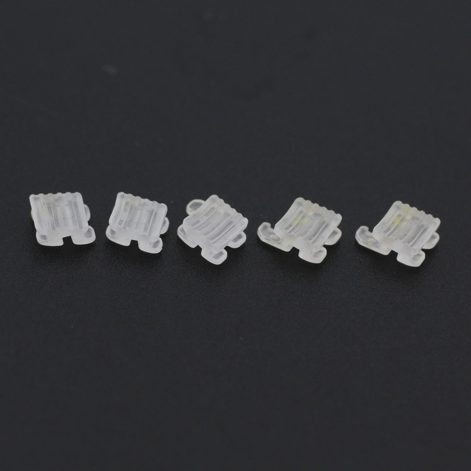 10Kits Dental Orthodontic Ceramic Brackets Sapphire Aesthetic MBT 022 345 Hooks