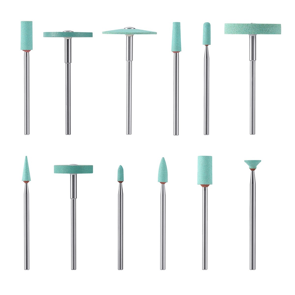 18 sizes Dental Ceramic Diamond Polisher Grinder HP Zirconia porcelain Polishing