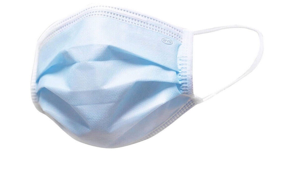 40 Boxes, BYD CARE Surgical Face Flat Mask Disposable Single Use 2000 pcs .