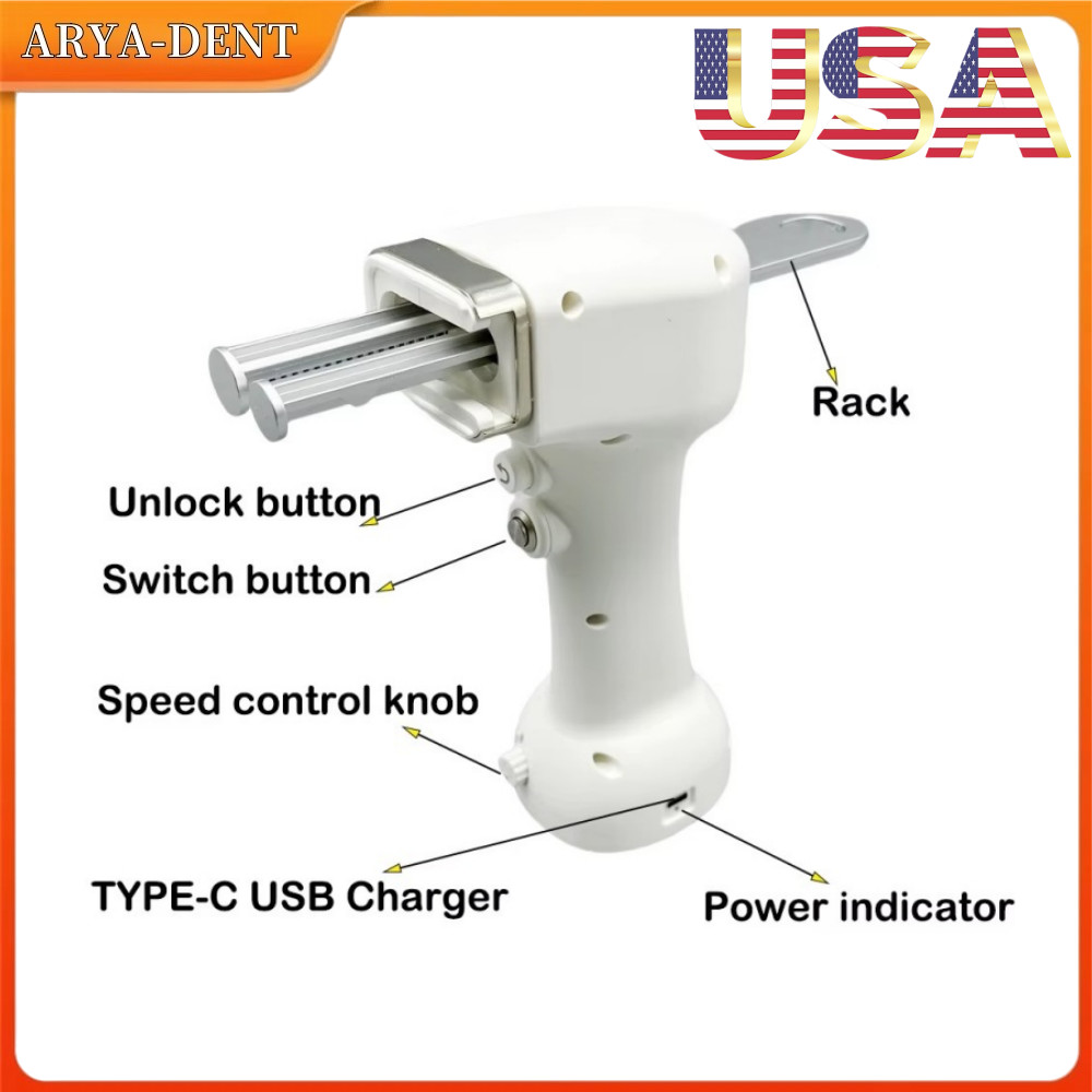 Dental Automatic Impression Dispenser Mixing Electric Electric Dispensing Gun