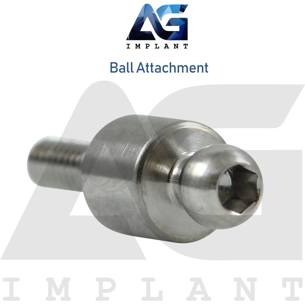 5 Standard Straight Ball Attachment Prosthetic System Int Hex 2.42mm