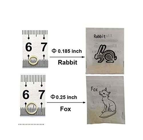 1/4 3/16 Inch 500 Pack Orthodontic Elastic Bands Medium 3.5 Ounce Disposable …