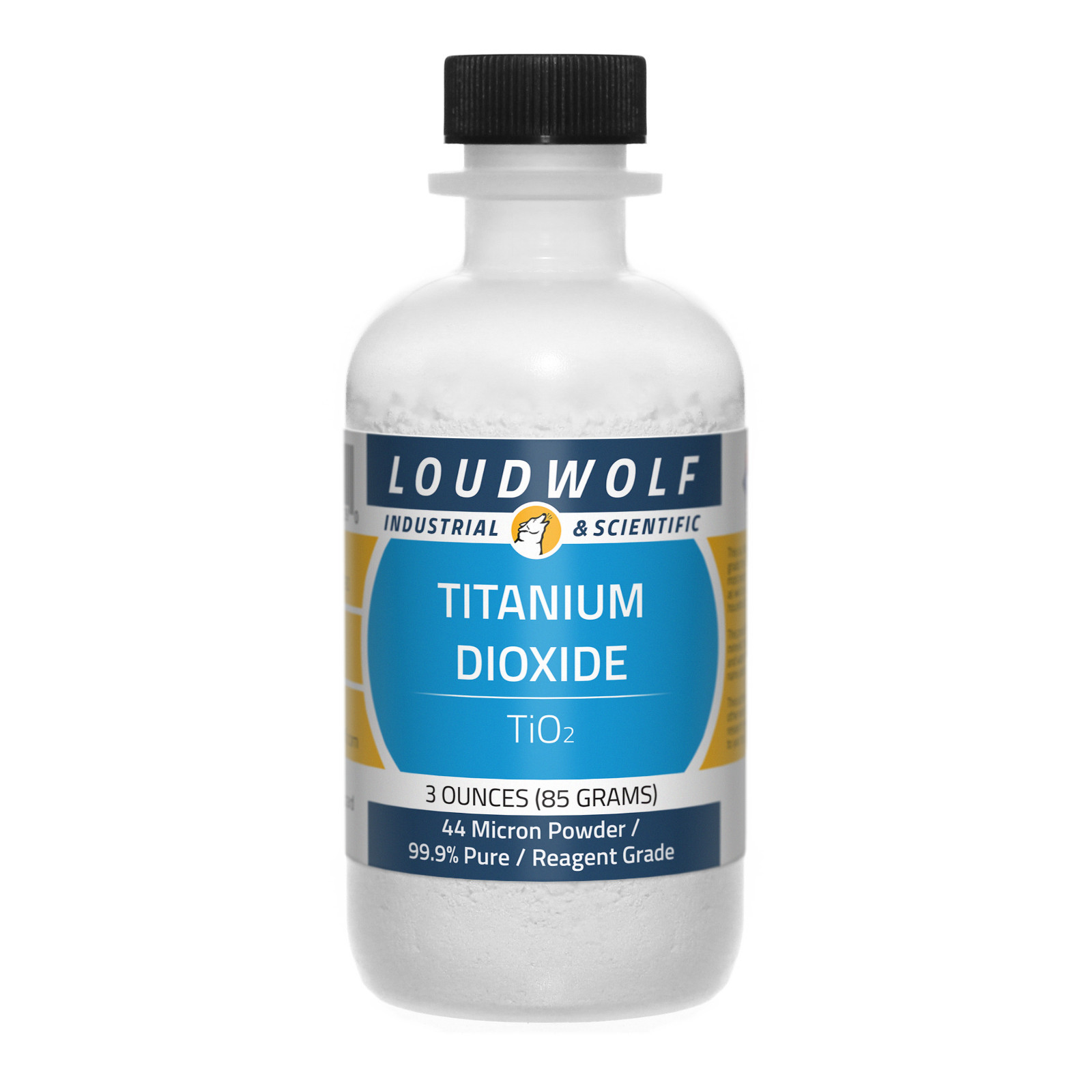 Titanium Dioxide, 6oz, Reagent Grade 99.9% Pure, Sturdy Bottles SHIPS SAME DAY