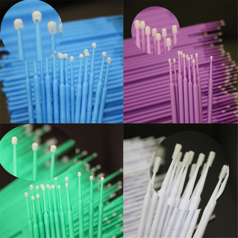 100 pcs/pack micro applicator micro brush Regular fine ultrafine dental beauty