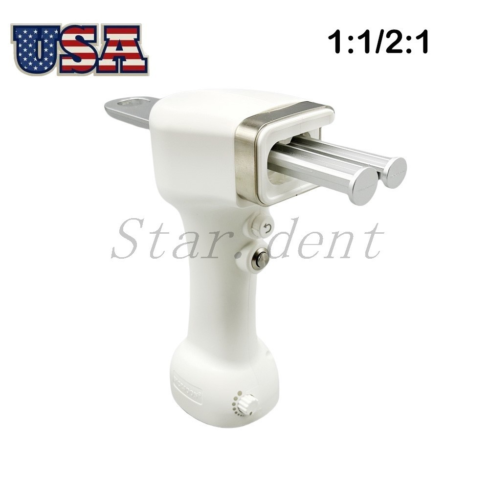1:1/2:1 Dental Electric Dispensing Gun Automatic Impression Mixing Dispenser