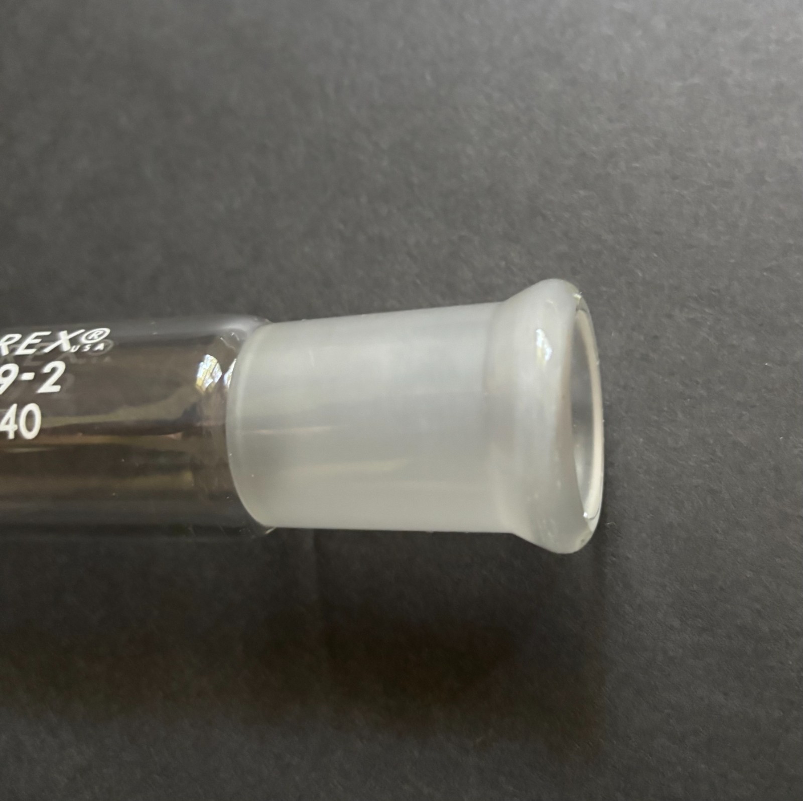 Corning 6949-2 PYREX 60° Angle Distilling Connecting Adapters w/ 24/40 Joint