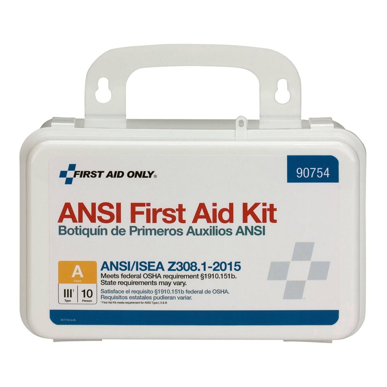 First Aid Only 90754 Bulk Ansi A 10-Person Emergency First Aid Kit For Home