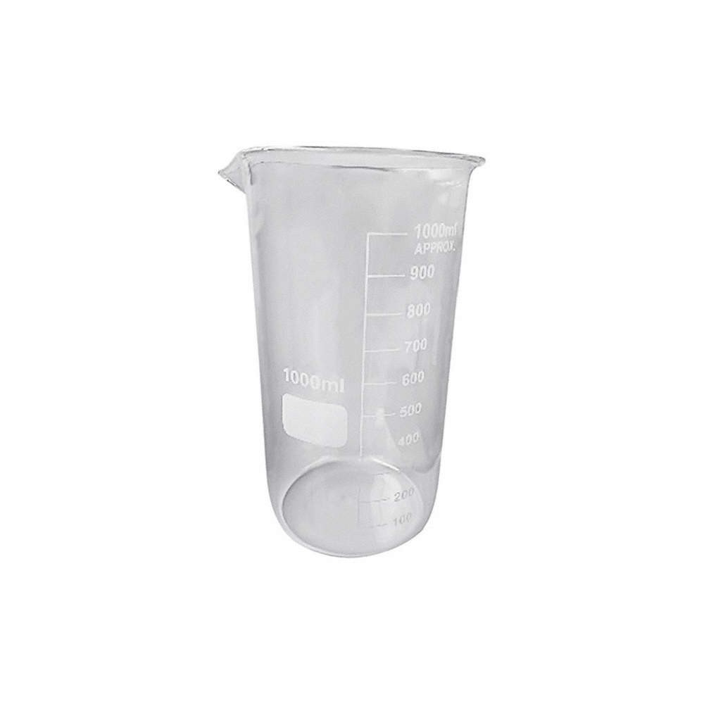 GRAINGER APPROVED 5YHA8 Beaker,1 L,195 mm H,100 mm Dia,PK6 5YHA8
