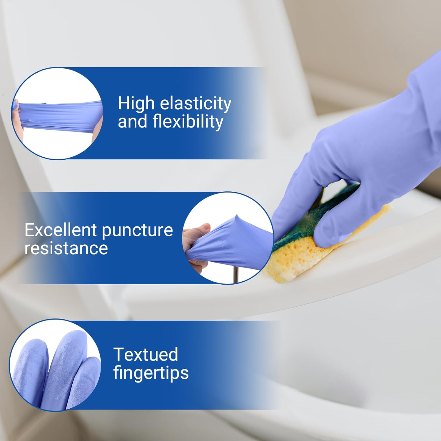 200 Count Nitrile Exam Gloves Small, Cooking, 3.5 Mil