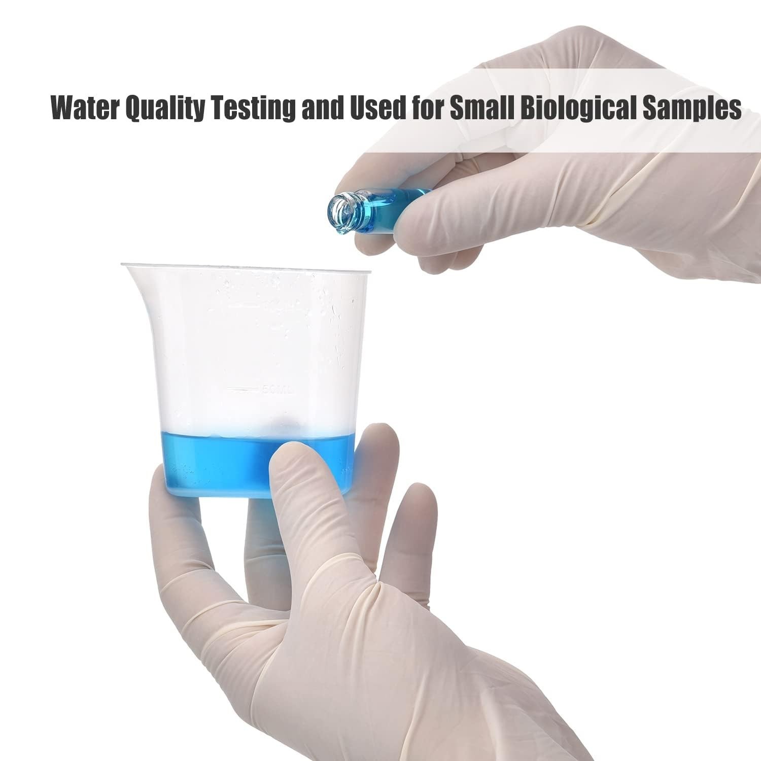 Small Glass Vials with Black Screw Caps – Pack of 100