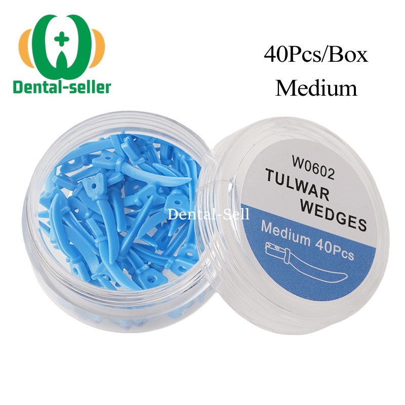 Dental Teflon Matrix Bands Sectional System Plastic Tulwar Wedges Refill L/M/S