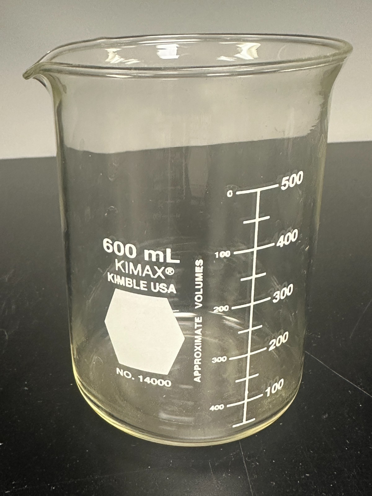Kimax Kimble USA 600mL Beakers 1400 with Spout (Lot of 1) – NEW