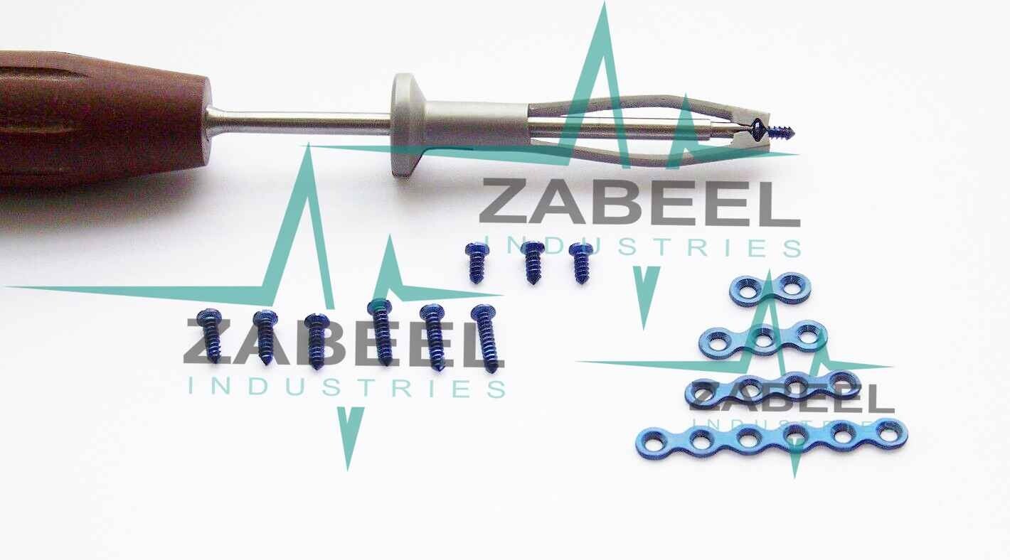 Maxillofacial Adaption Fragment Titanium Plates By ZaBeel Industries