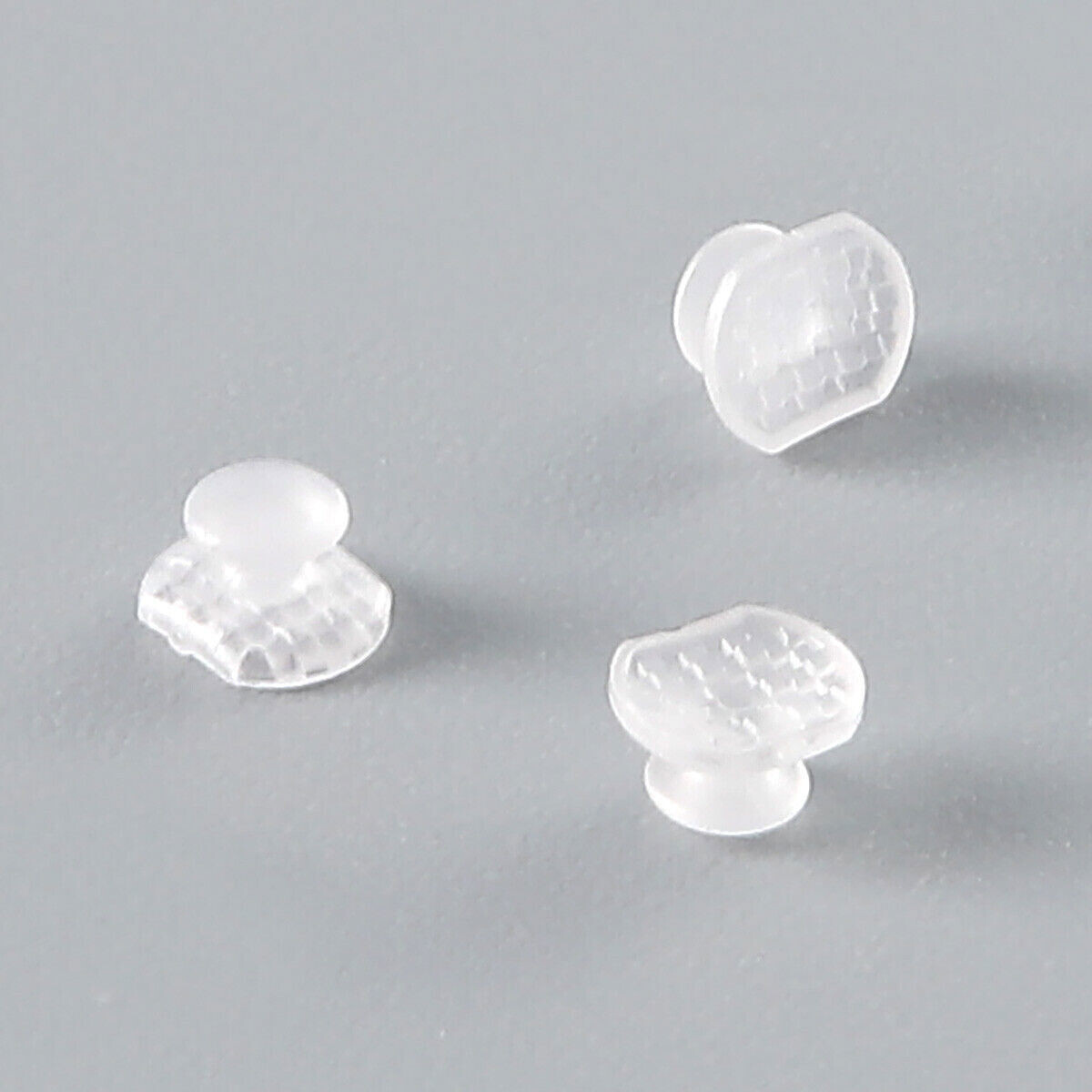 Dental Orthodontic Clear Transparent Ceramic Lingual Button Rectangular Base