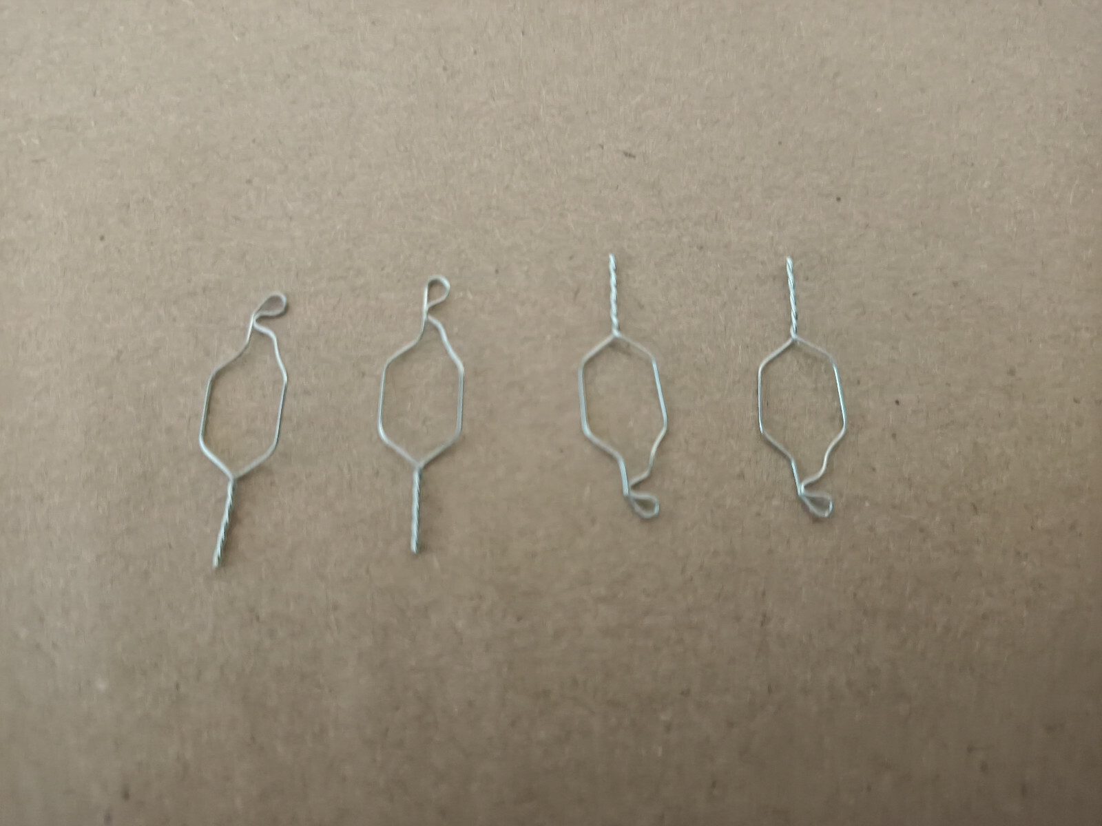 Dental Orthodontic Twisted Kobayashi Ligature Wires For Bracket 012 Short Weld