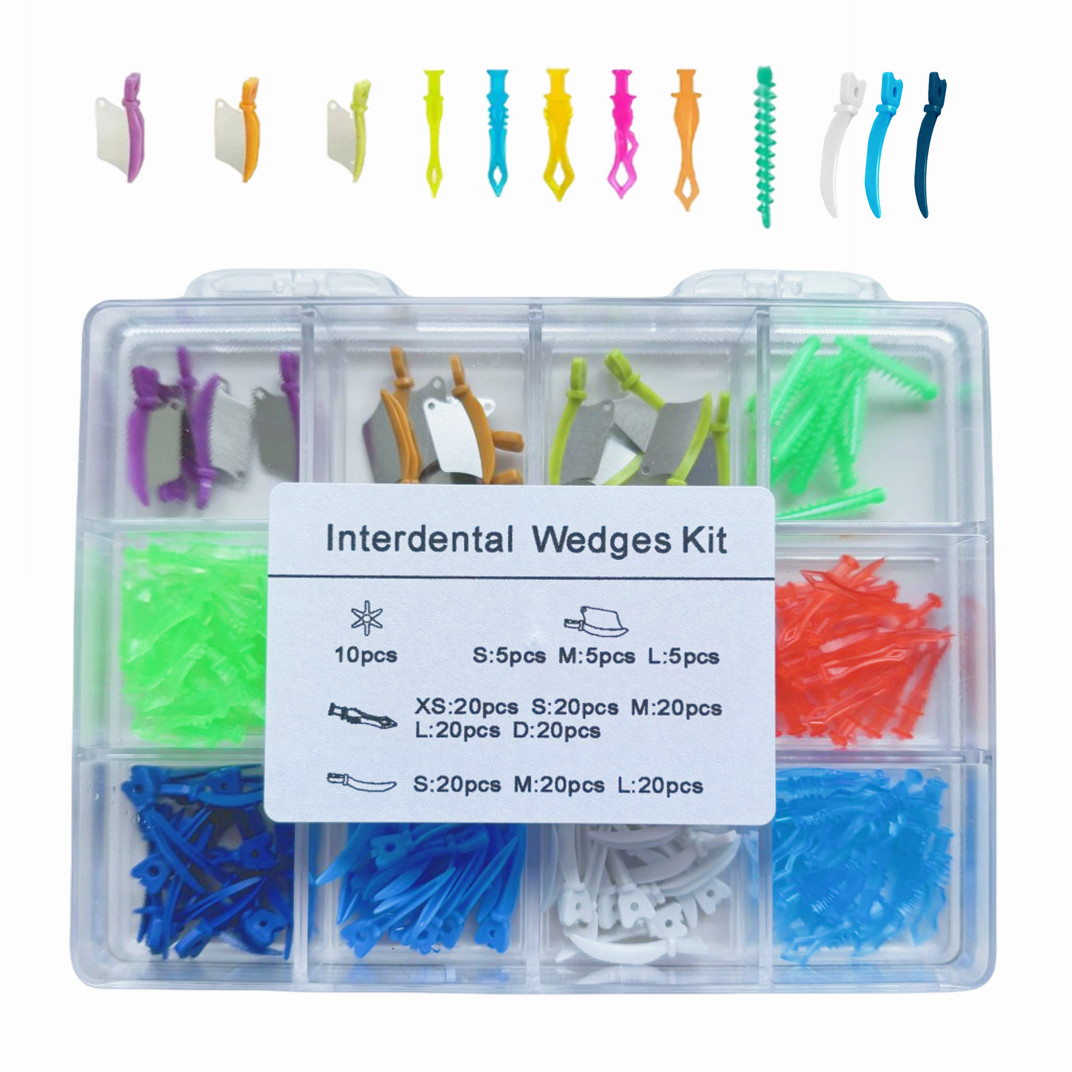 Dental Matrix Interdental Wedge Kit Sectional Contoured Matrices Diamond Blade