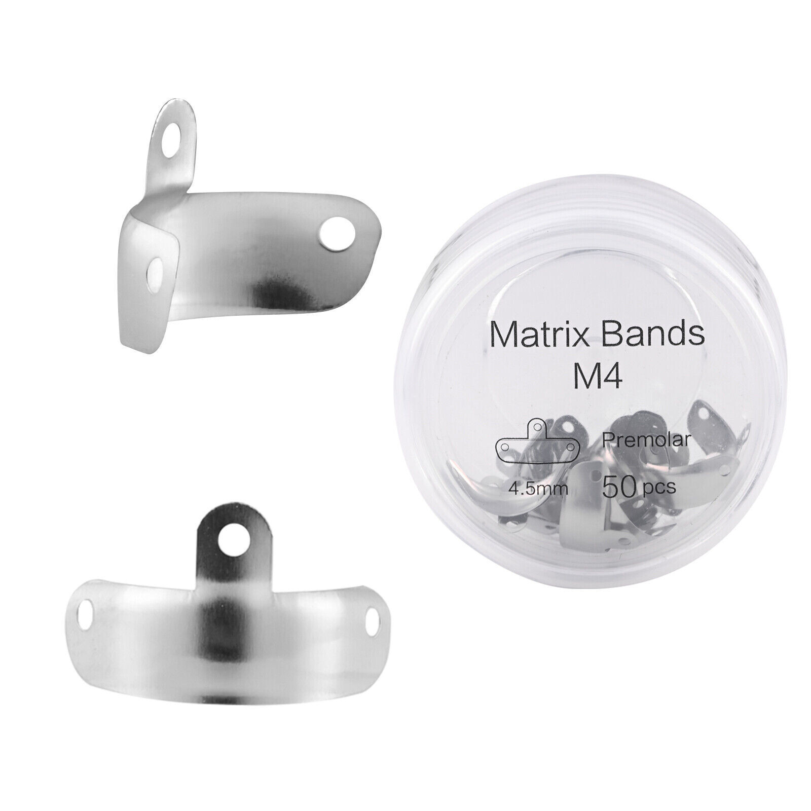 16 Option Dental Matrix Bands M4 Sectional Contoured Matrice Palodent V3 Style