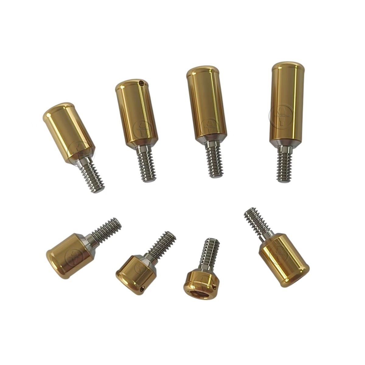 Locator abutment full set male caps fit to DENTIN D3.75 GH0.5-7.5mm