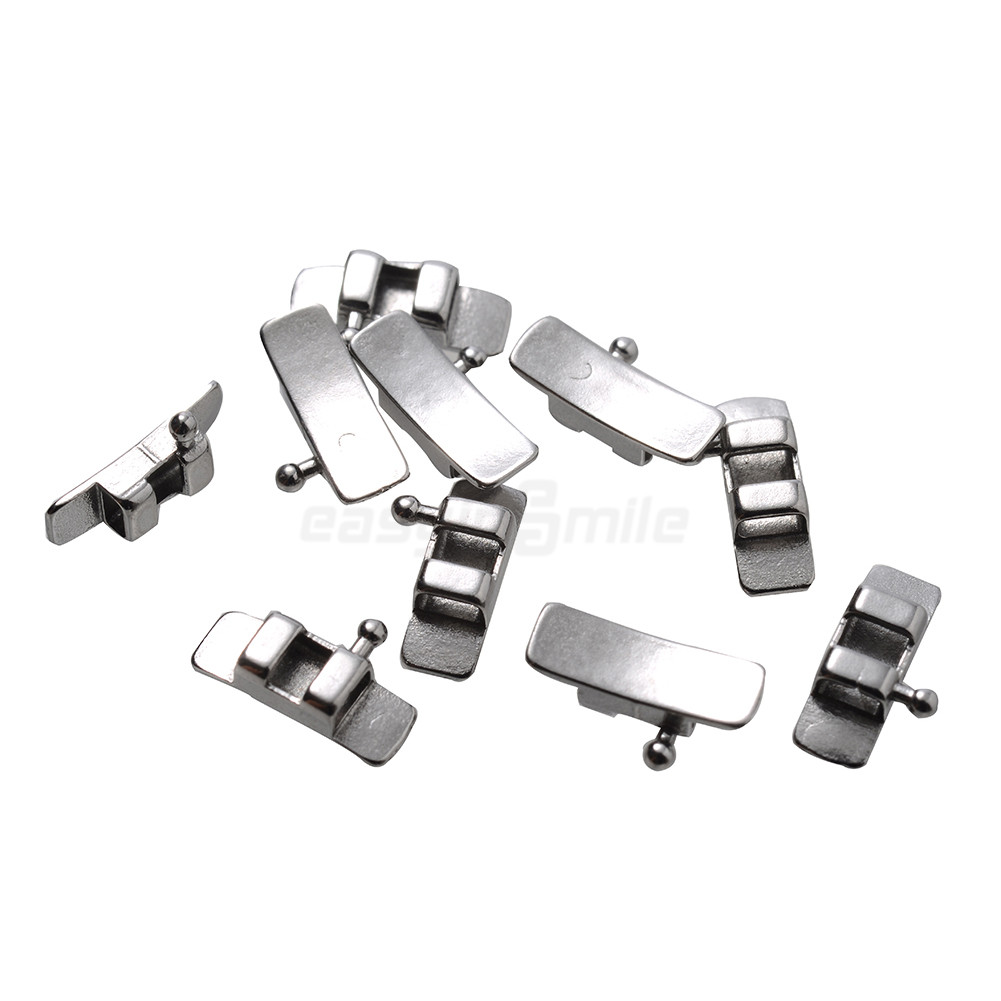 10 Pcs/Pack Dental Orthodontic Accessory Lingual Sheath Left/Right Hooks No Hook
