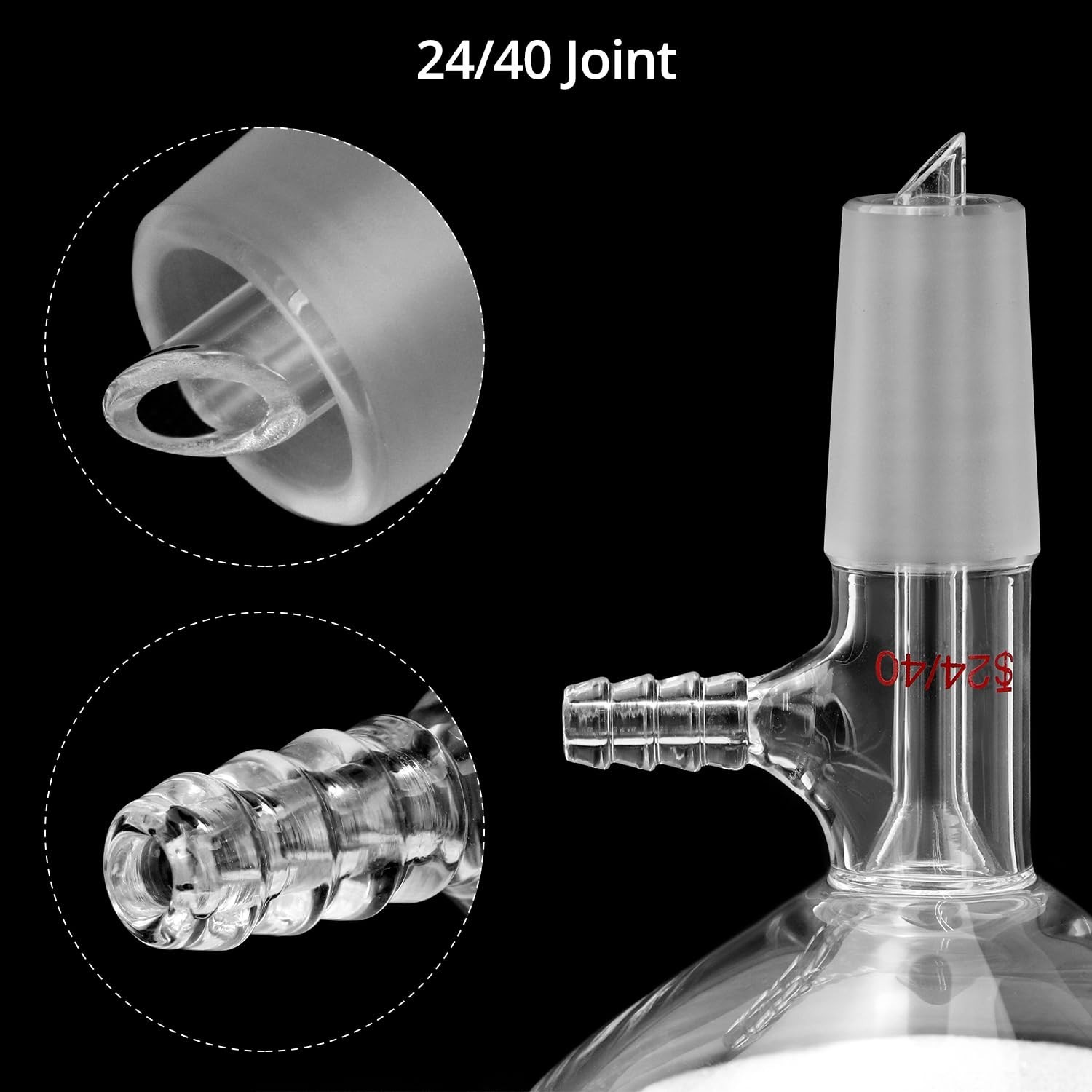 500ml Filtering Buchner Funnel Medium Frit G1 Lab Glassware with Standard 24/…
