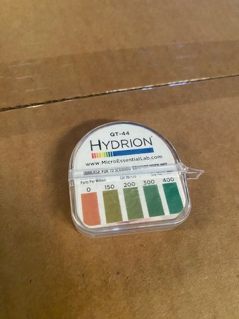 HYDRION Quat Test Kit 0-44 PPM Red QT-44, Exp 3/1/2027 – BUY MORE & SAVE!!