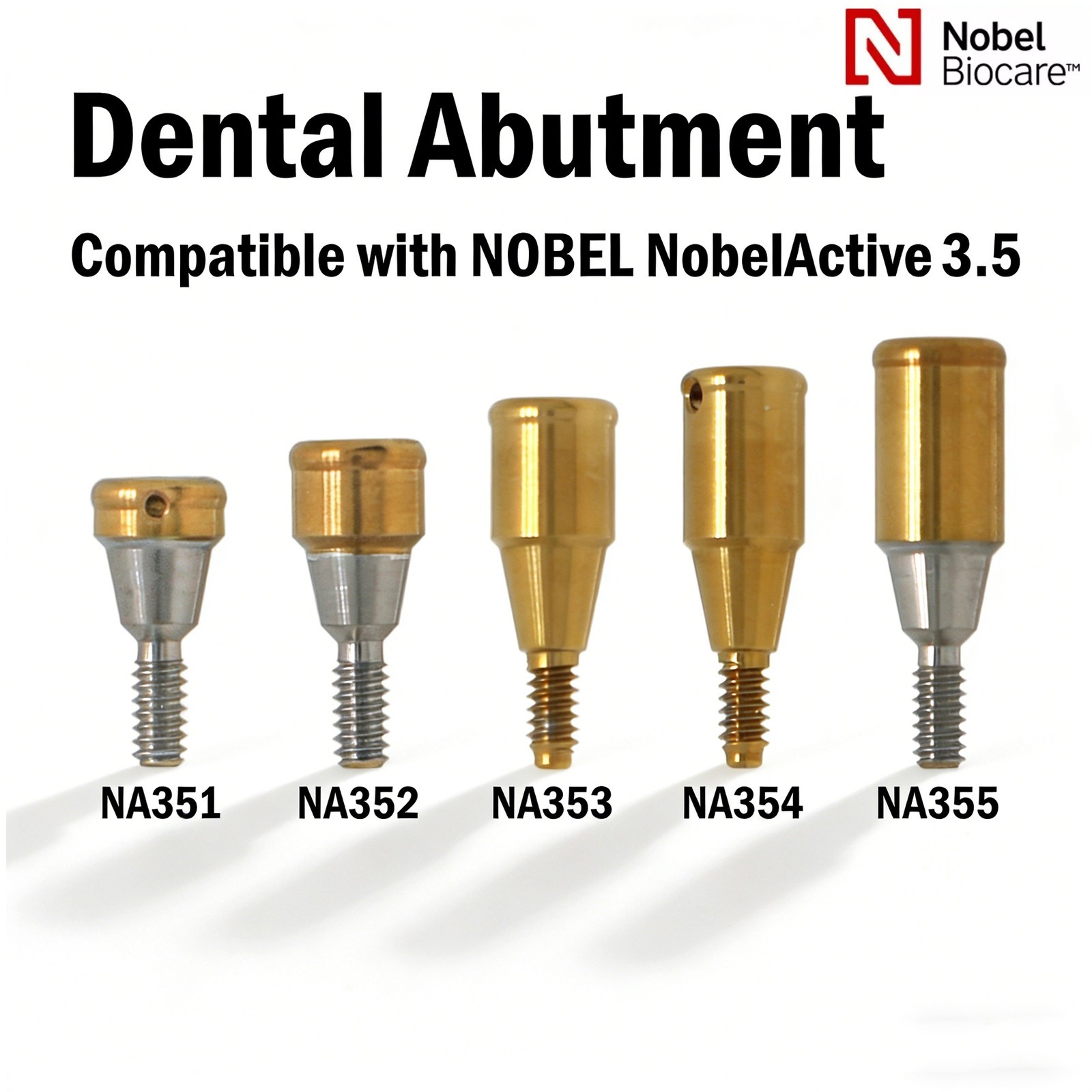 US Dental ZEST Locator Tapered Abutment Nobel Active NP & RP Conical Connection