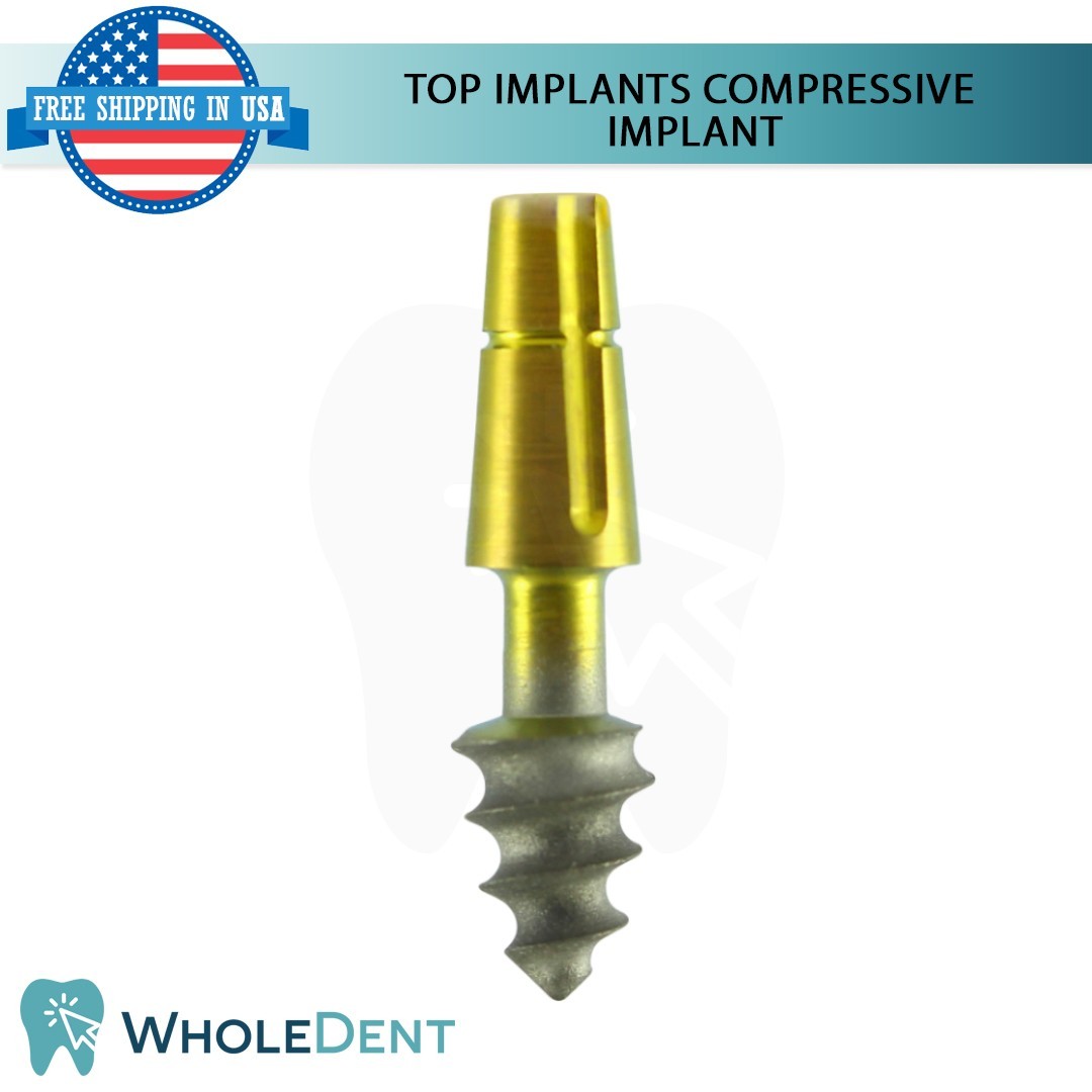 X10 Dental Compressive Monoblock Fixture Titanium Sterile SLA Surface Dentistry