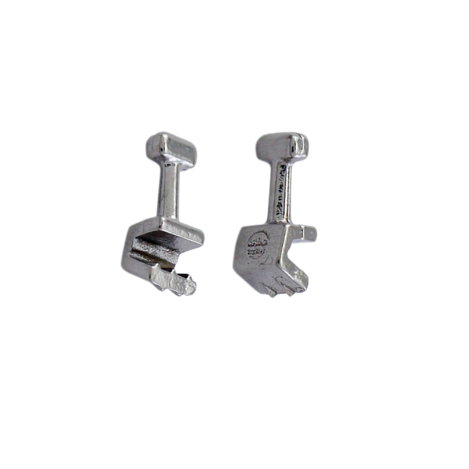 10 Pack Dental Orthodontic Crimpable Split Curved Hooks Left Right 5.4mm 2.1mm