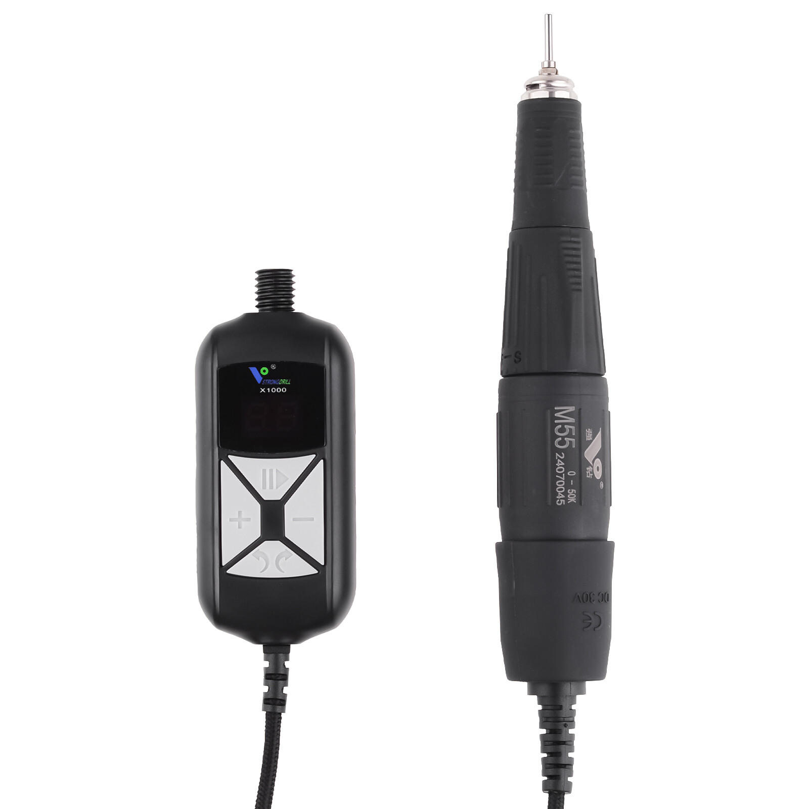 Portable Electric Micromotor Controller Manicure Grinder with 50K RPM Handpiece
