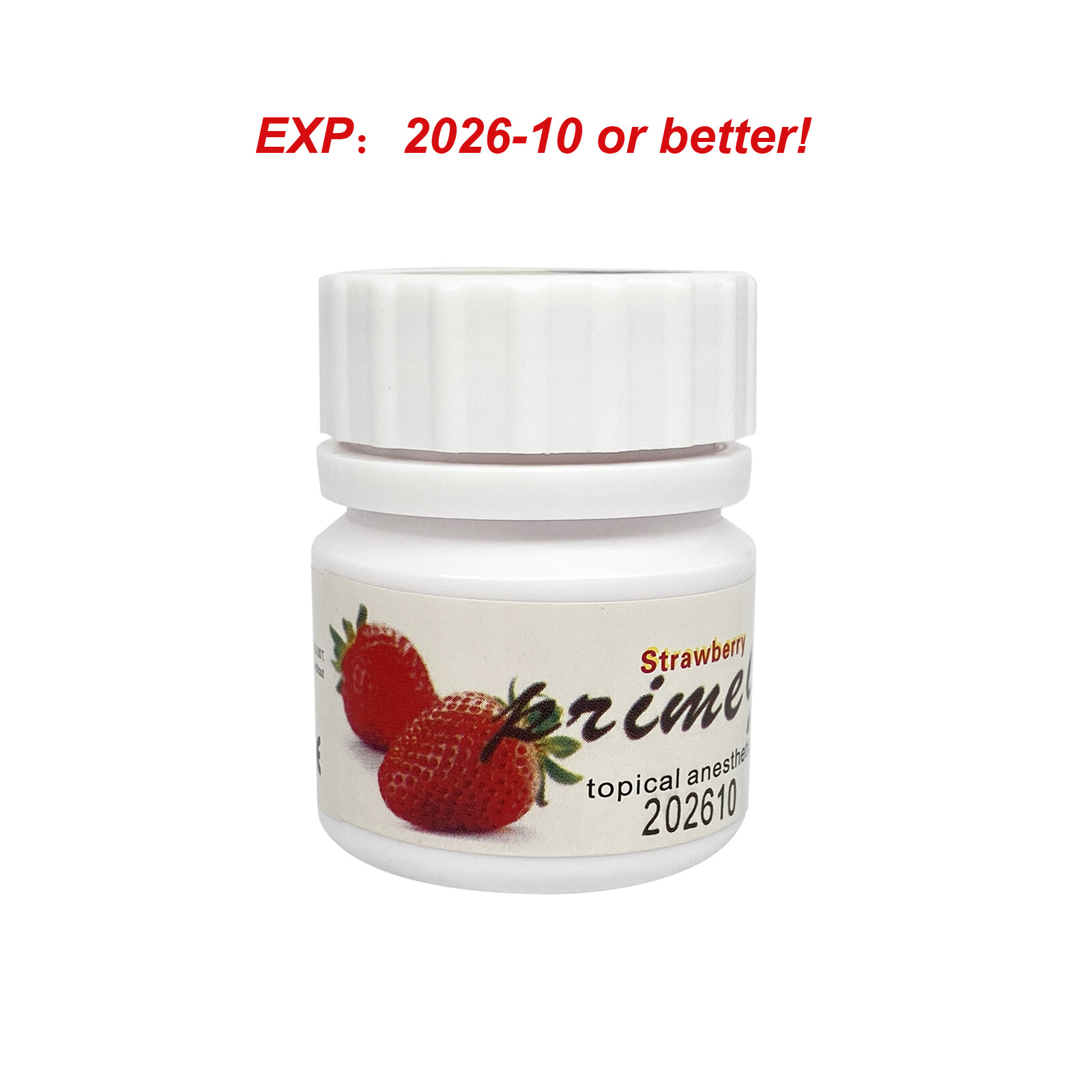 Fresh Dental Topical pain free Gel 20% Benzocaine 1oz Jar , Mint/Strawberry