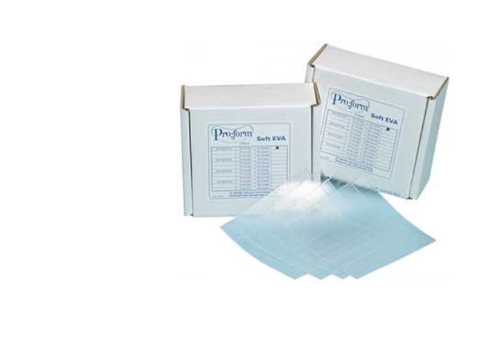 Keystone ProForm .040 Soft EVA Tray Material 5″x 5″ 25/Pk. Soft, clear #9596980