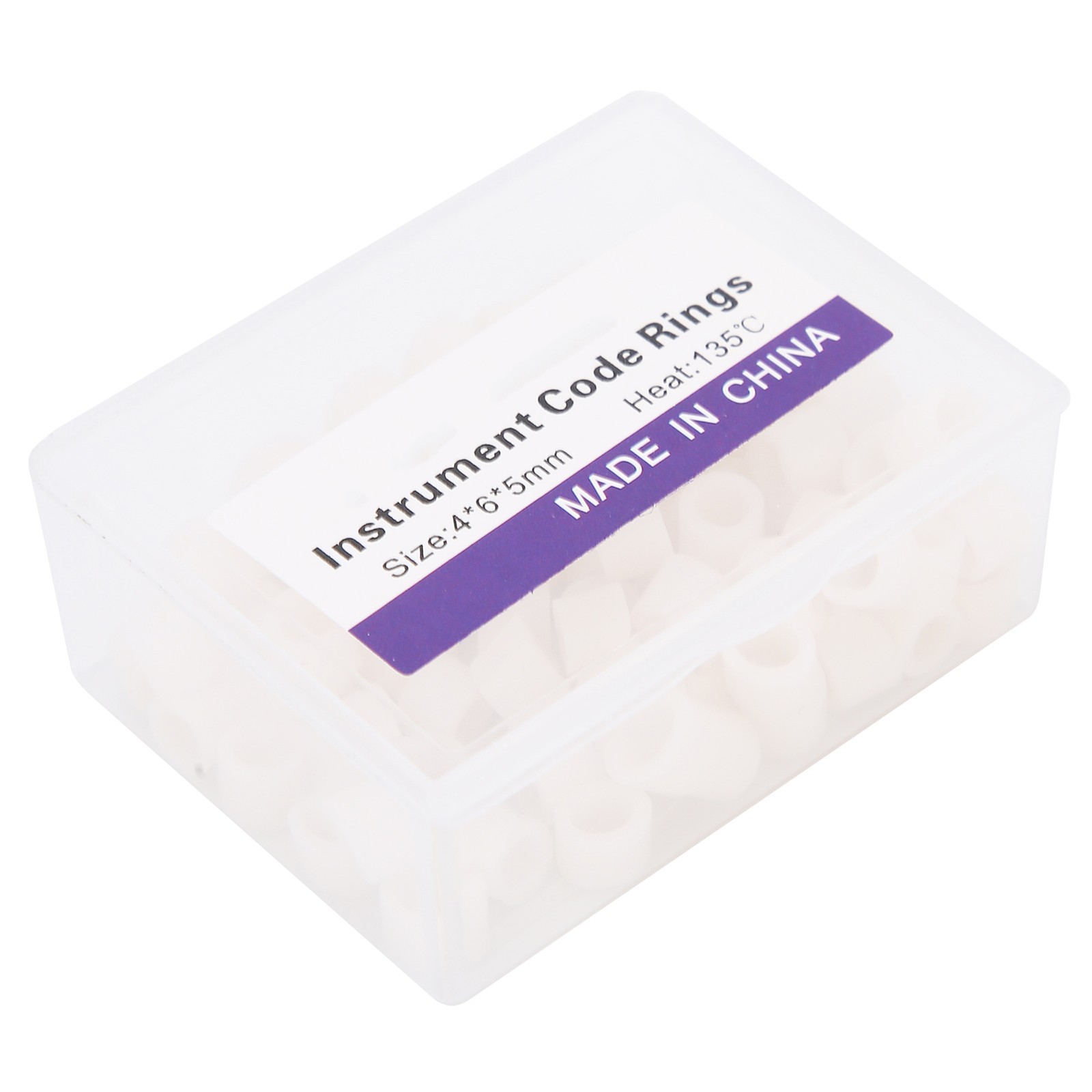 100pcs Dental Code Rings – Practical Silicone Coding Solution Easy To Use
