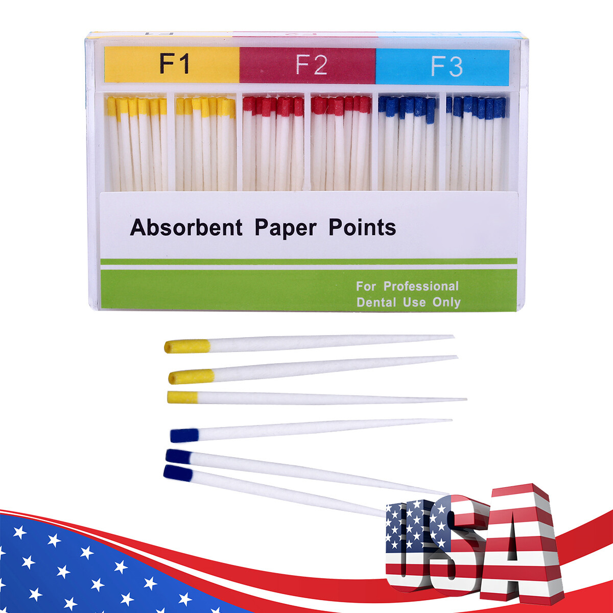 Dental Gutta Percha Points/Absorbent Paper Points Taper 02/04/06 Endo Root Clean