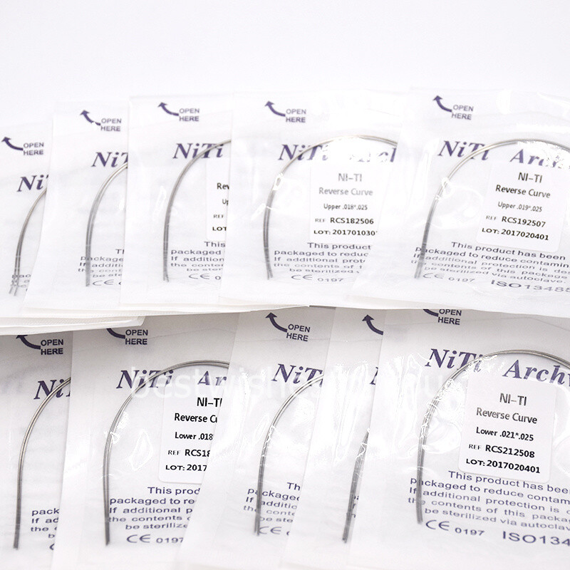 Dental Orthodontic Niti Reverse Curve Rectangular True Arch Wire Upper/Lower
