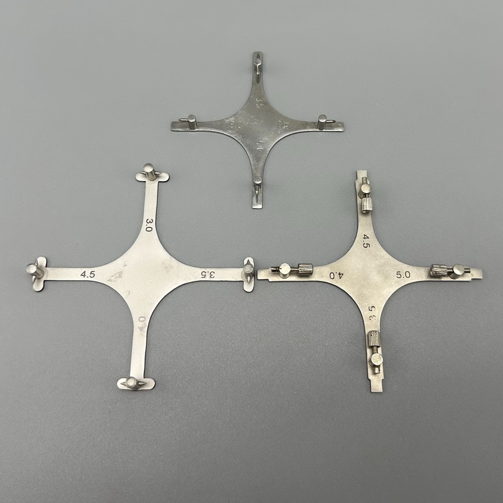 Dental Orthodontic Brackets Position Gauge Bracket Positioner Star Type 3sizes