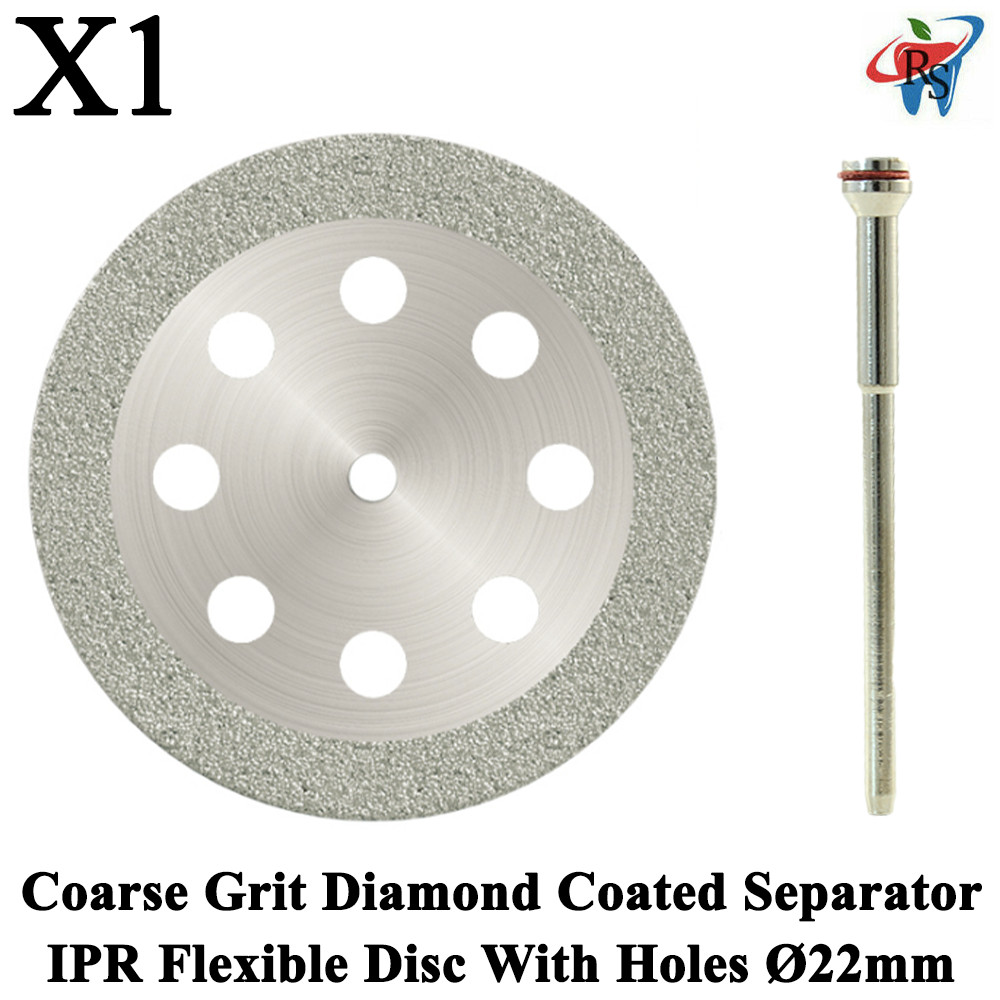 1X Coarse Double-Sided Diamond Coated Grit Disc For IPR Ø22mm Thickness 0.29mm