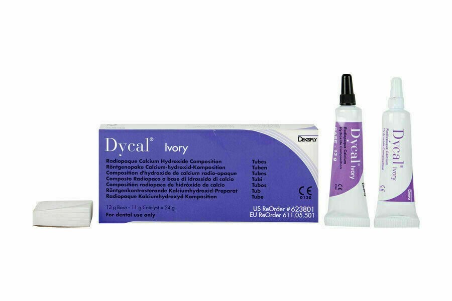 Dycal Ivory Dentin Radiopaque Calcium Hydroxide Dental Pulp Capping LONG EXPIRY