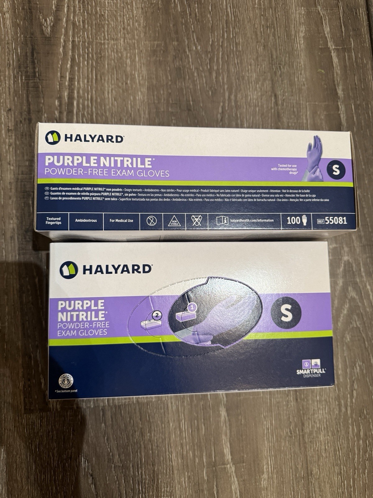 200 Halyard Purple Nitrile Exam Gloves Small 55081 – 100/Box